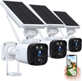 Wireless Solar Security Camera System 4 x 3MP with Base Station F897721