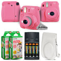 Pink Camera with Batteries Case and 40 Films Kit L18445