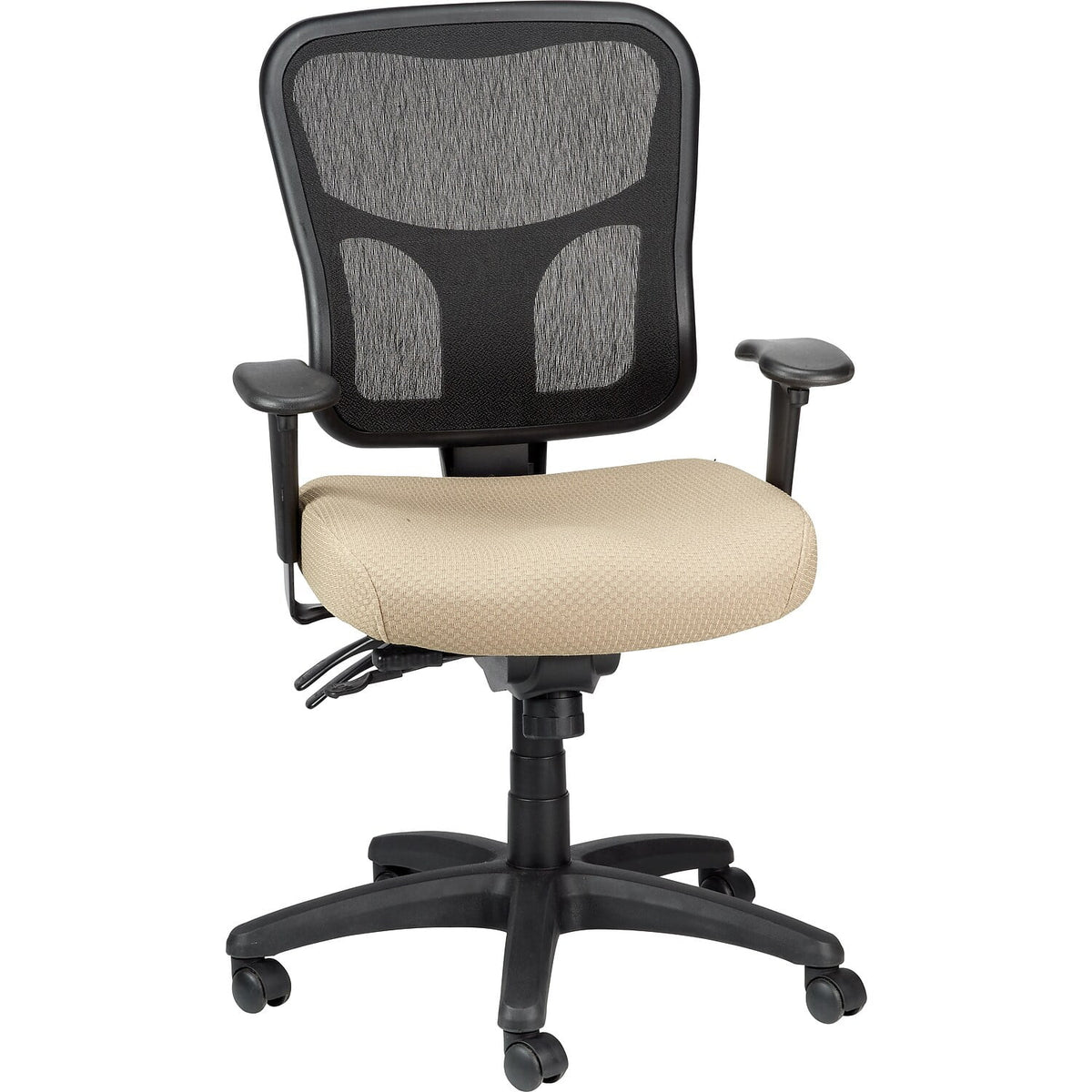 Ergonomic Mesh Mid-Back Task Chair Beige U530801