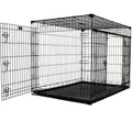 Sliding Double Door Dog Crate H469832