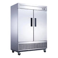 55 Reach-In Refrigerator with 2 Solid Doors R758