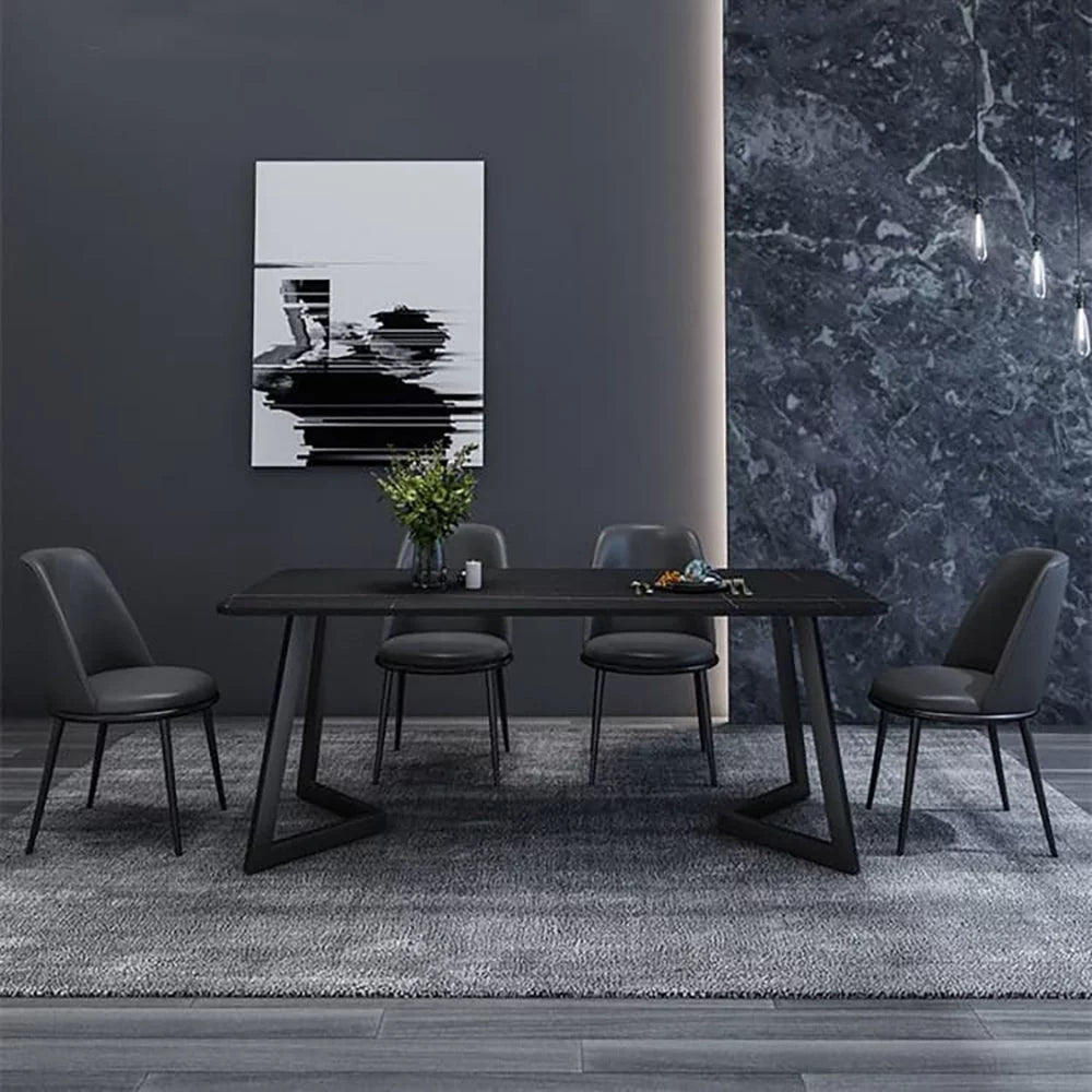 Black Marble Dining Table D206023