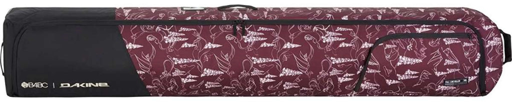 Black Coated Ski Roller Bag Q8457