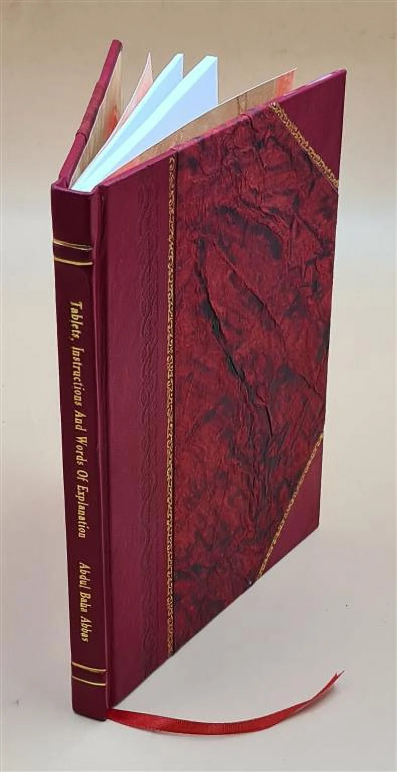 Tablets, Instructions and Words of Explanation [Leather Bound] H573377