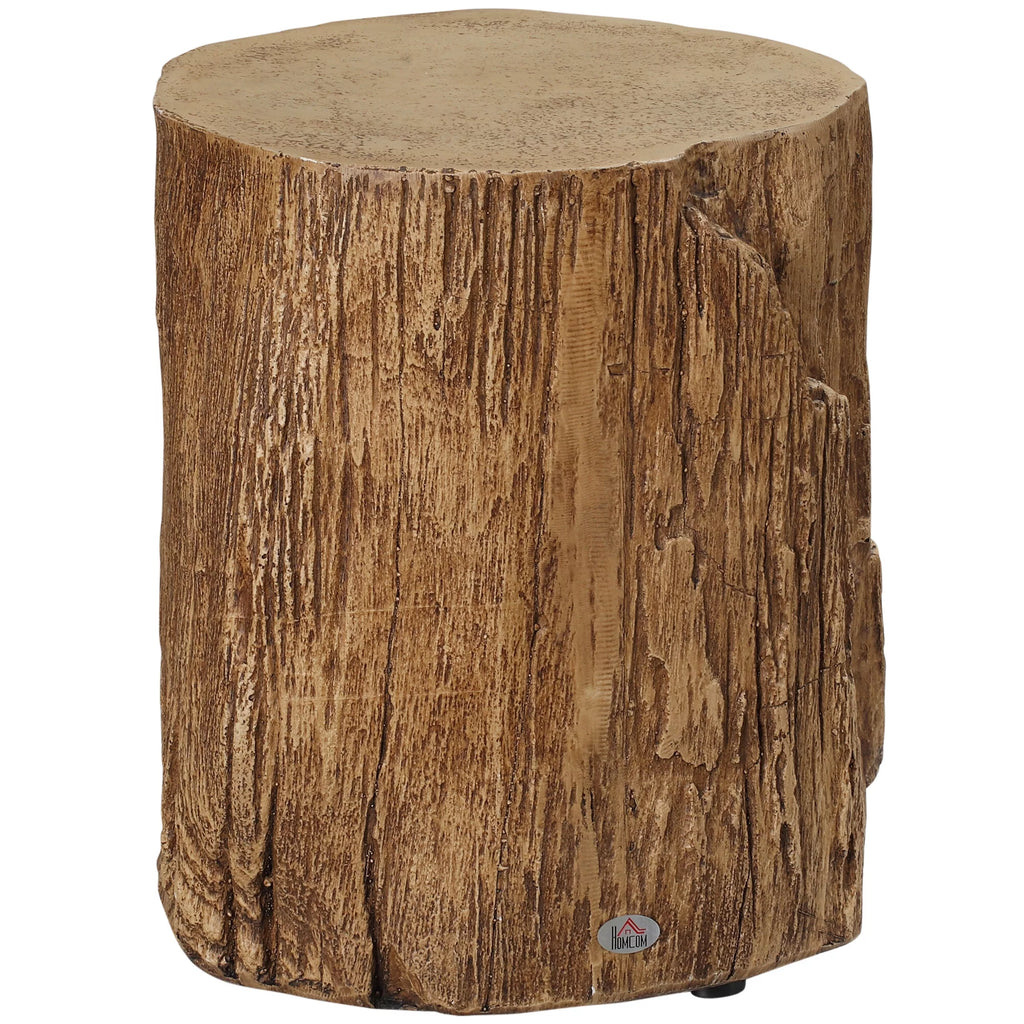 Natural Wood Grain Round Side Table X379948
