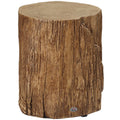 Natural Wood Grain Round Side Table X379948