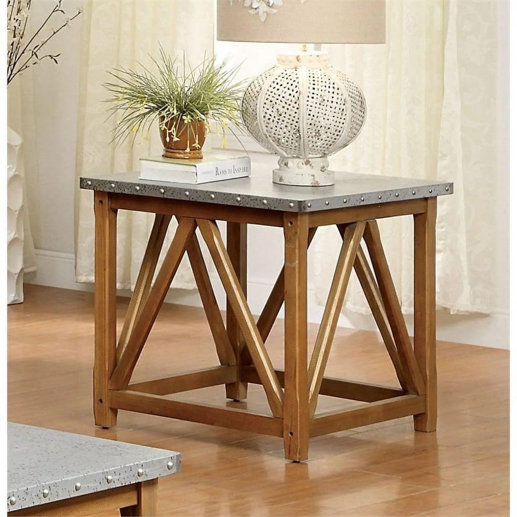 Set of 2 Industrial End Table T996711