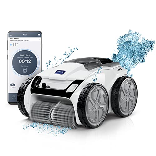 Smart Robotic Pool Cleaner with 70' Cable and 7 Cleaning Modes A8461