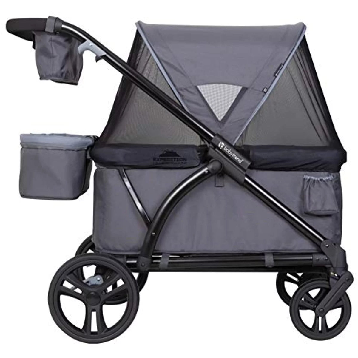 Gray Wagon Stroller W4913
