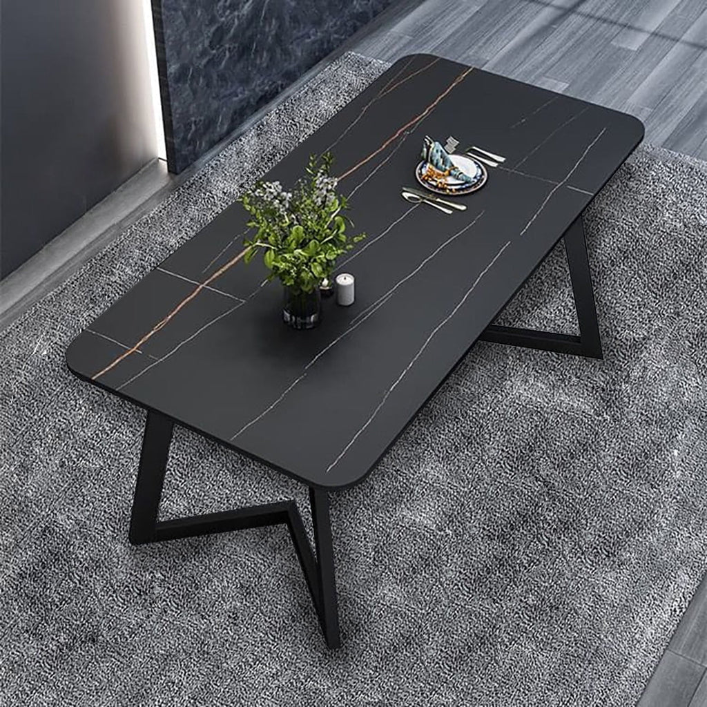 Black Marble Dining Table D206023
