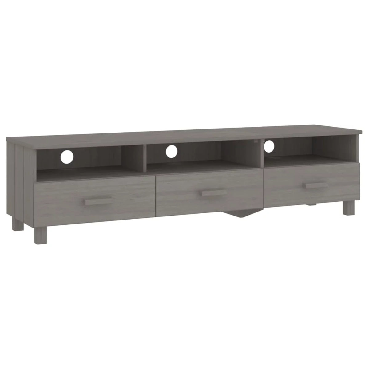 Gray Solid Wood Pine TV Stand X481187