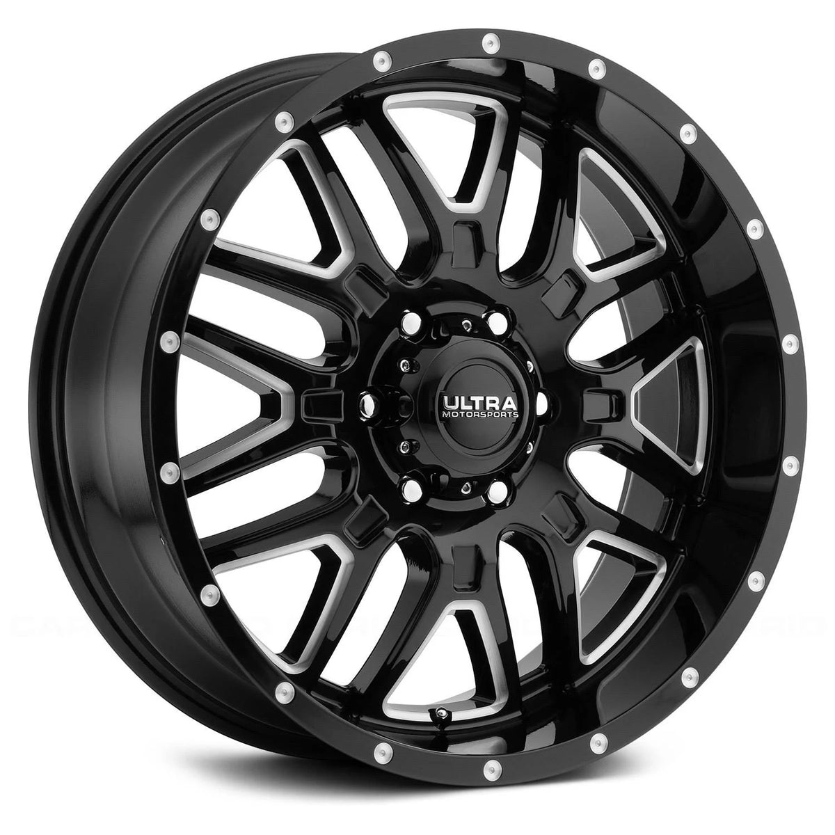Black Milled 20x9 5x150 18mm Wheel Q279141