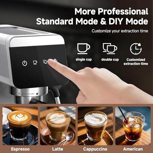 Espresso Coffee Machine 20Bar Pressure Compact Latte Machine G143