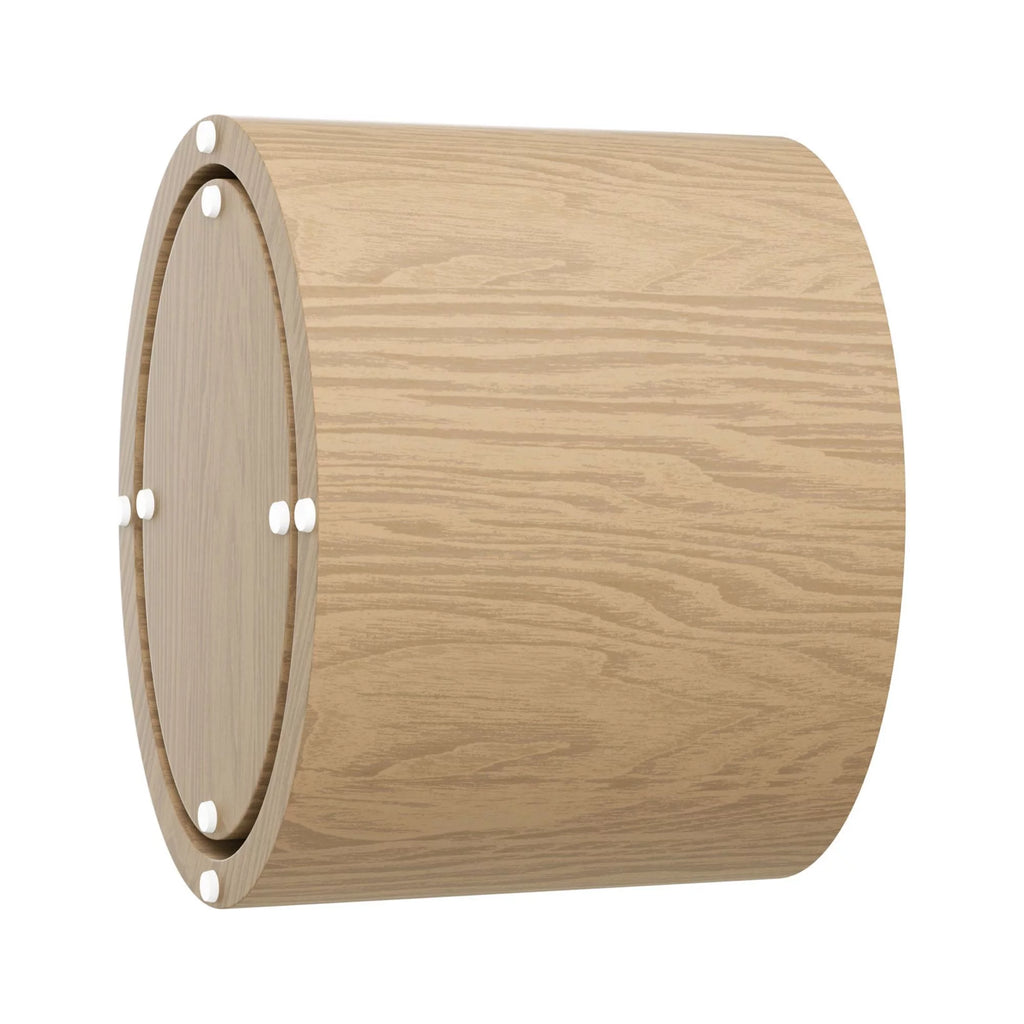 MDF Oak Veneer Nesting Table Set of 2 D6533