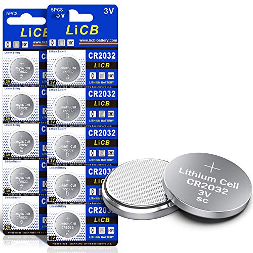 CR2032 3V Lithium Battery 10-Pack J62737