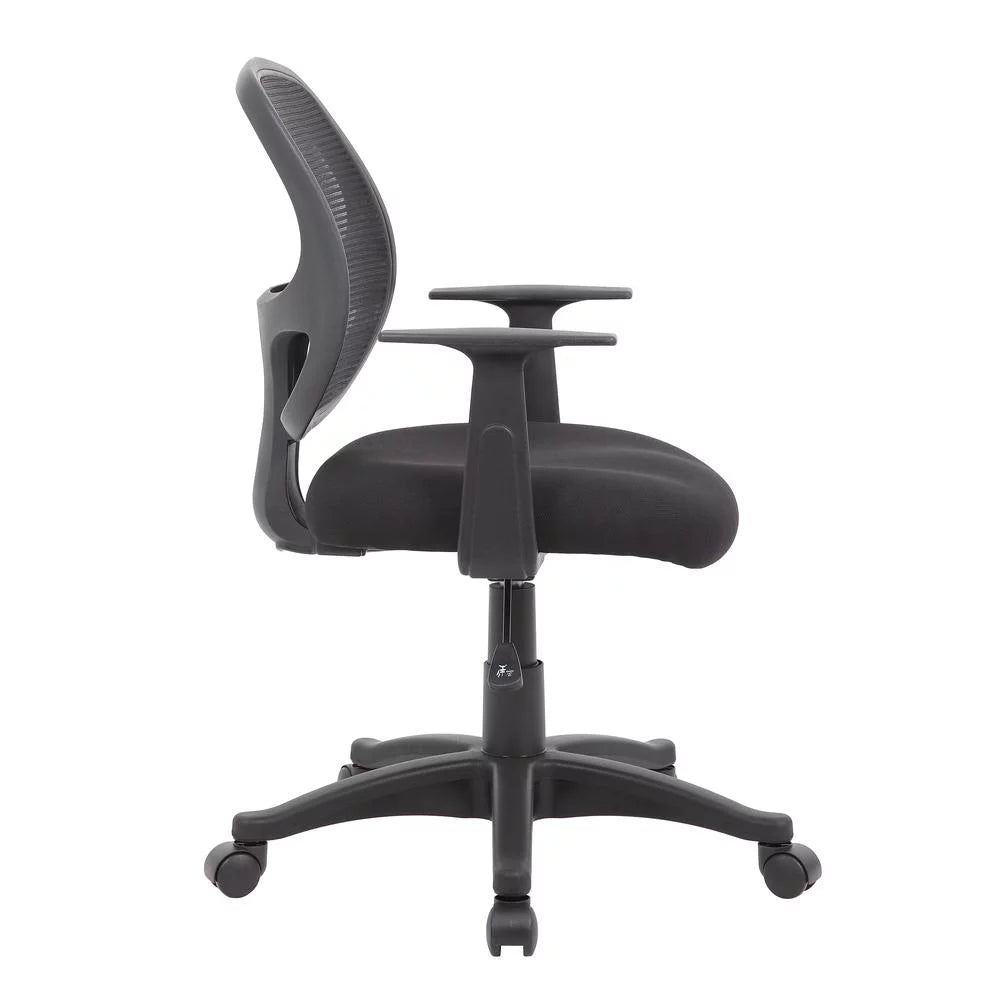 Black Mesh Task Chair with Lumbar Support X852