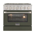 36 Propane Gas Dual Fuel Range with 4 Burners T318625