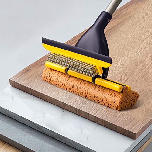 Sponge Mop with 2 Sponge Heads Y422816