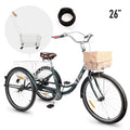 26 Inch Single Speed 3 Wheel Bike with Removable Basket G2464