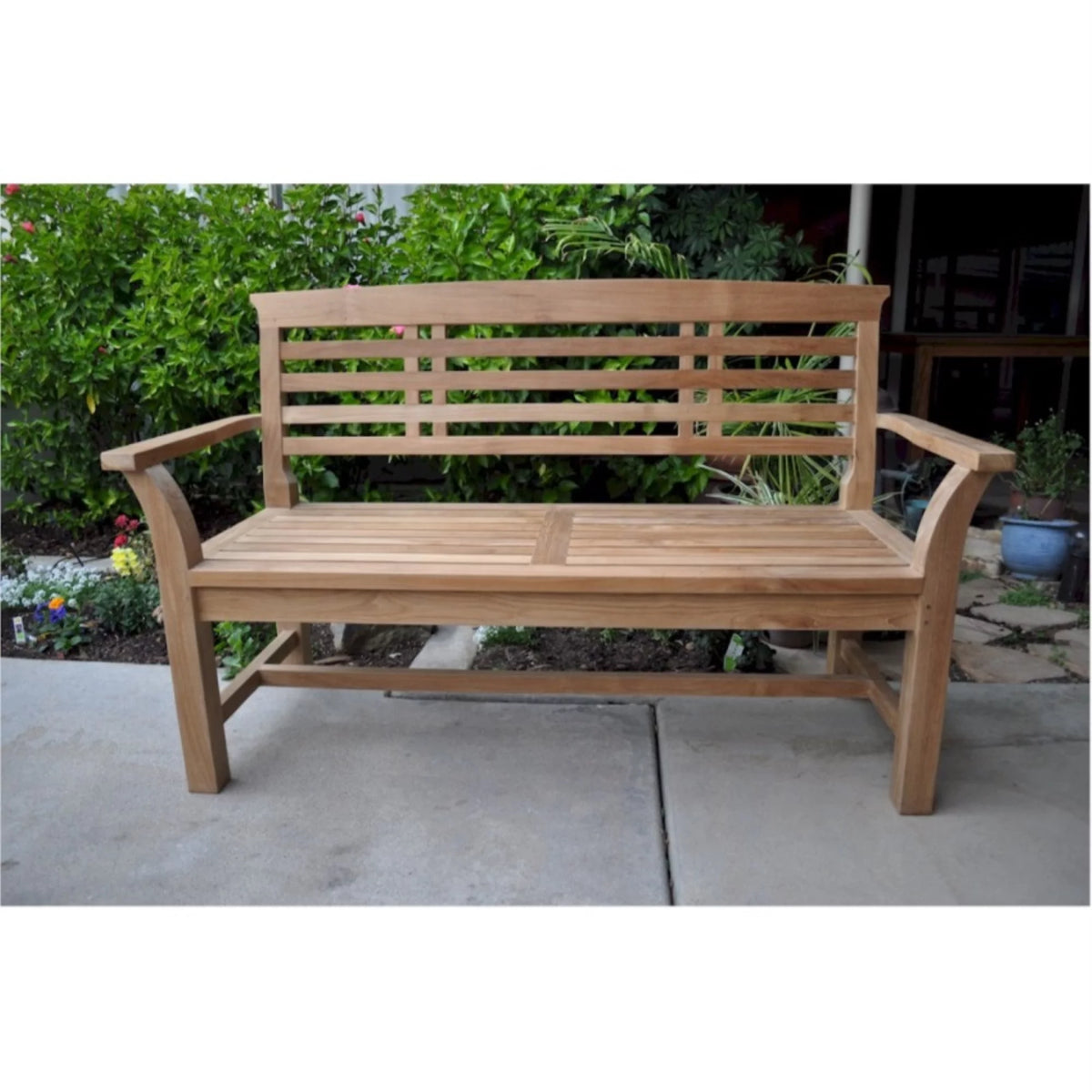 Teak 2-Seater Bench C56538