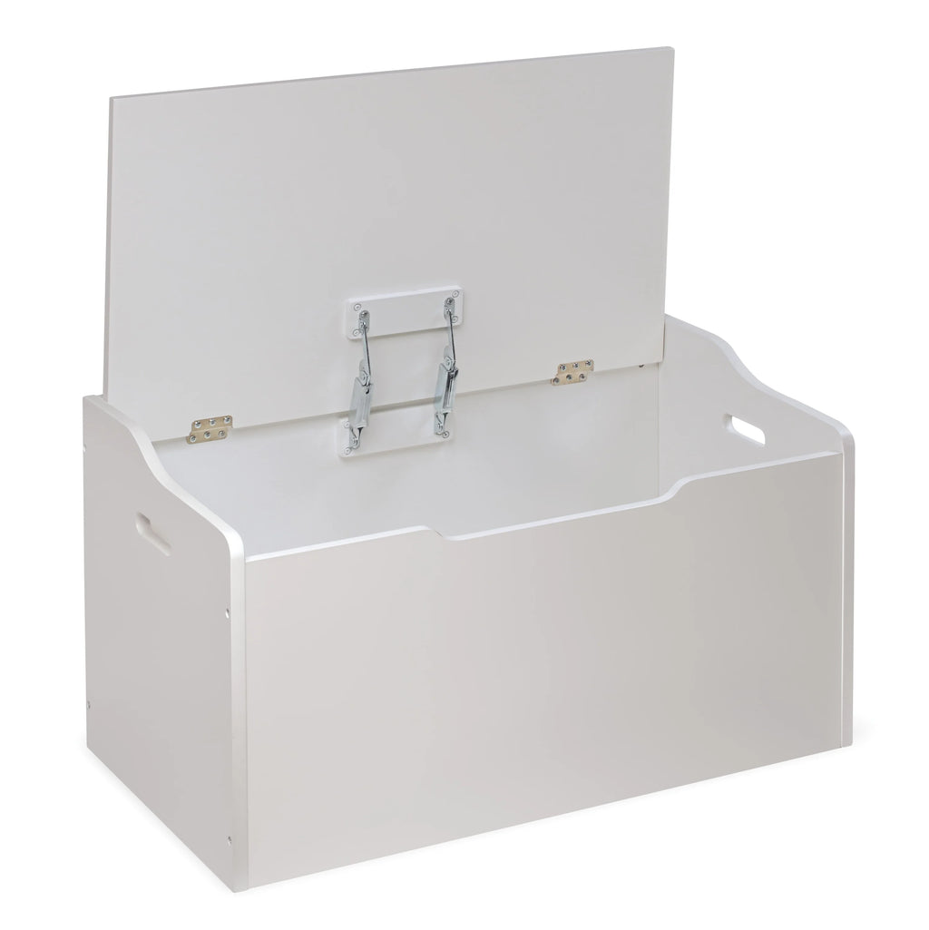 White Wood Toy Box S60425