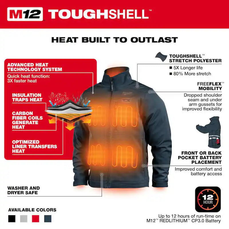 Navy Blue Heated Jacket G53006