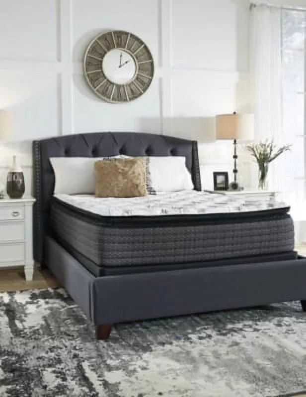11 Inch Plush Pillow Top Hybrid Full Mattress H38484