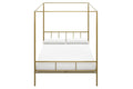 Queen Black Metal Canopy Platform Bed Frame P780