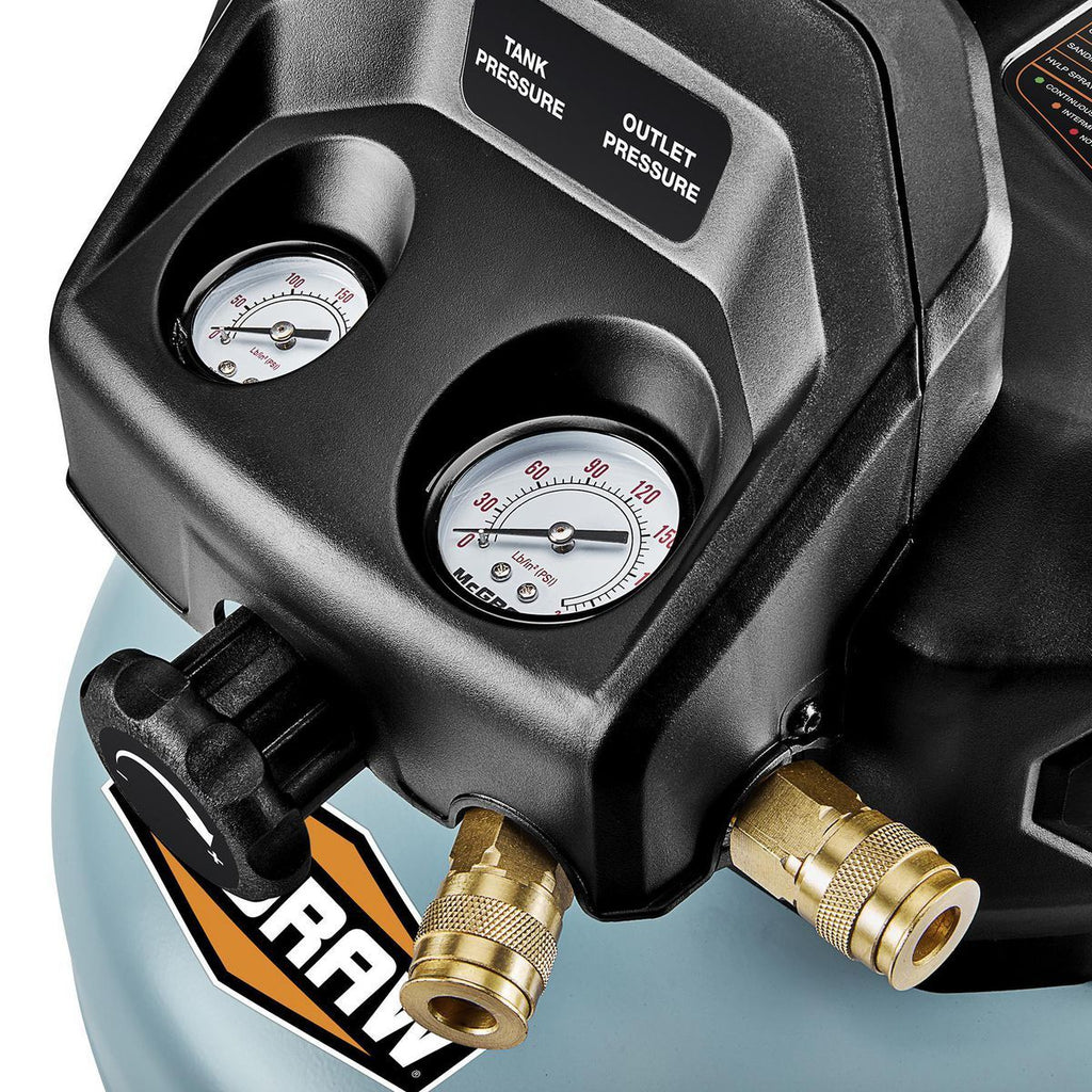 6 Gallon 150 PSI Oil-Free Pancake Air Compressor L527948