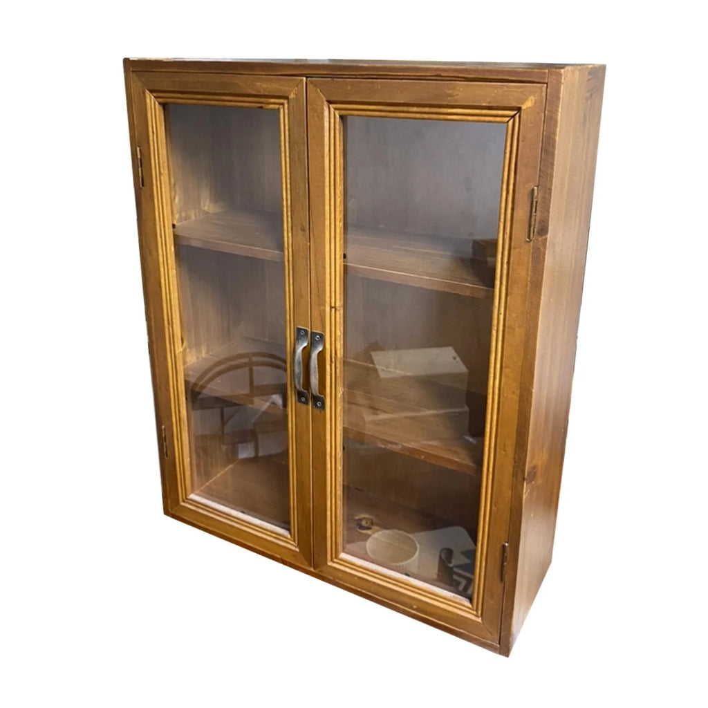 Rustic Storage Cabinet Organizer Shelf D440