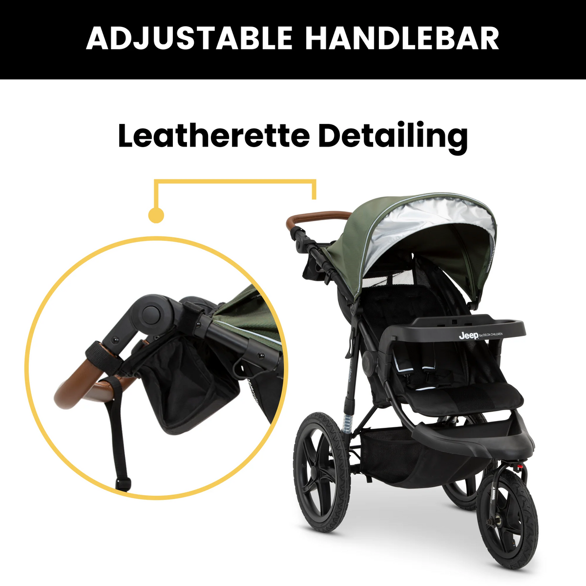 Black Jogging Stroller O520