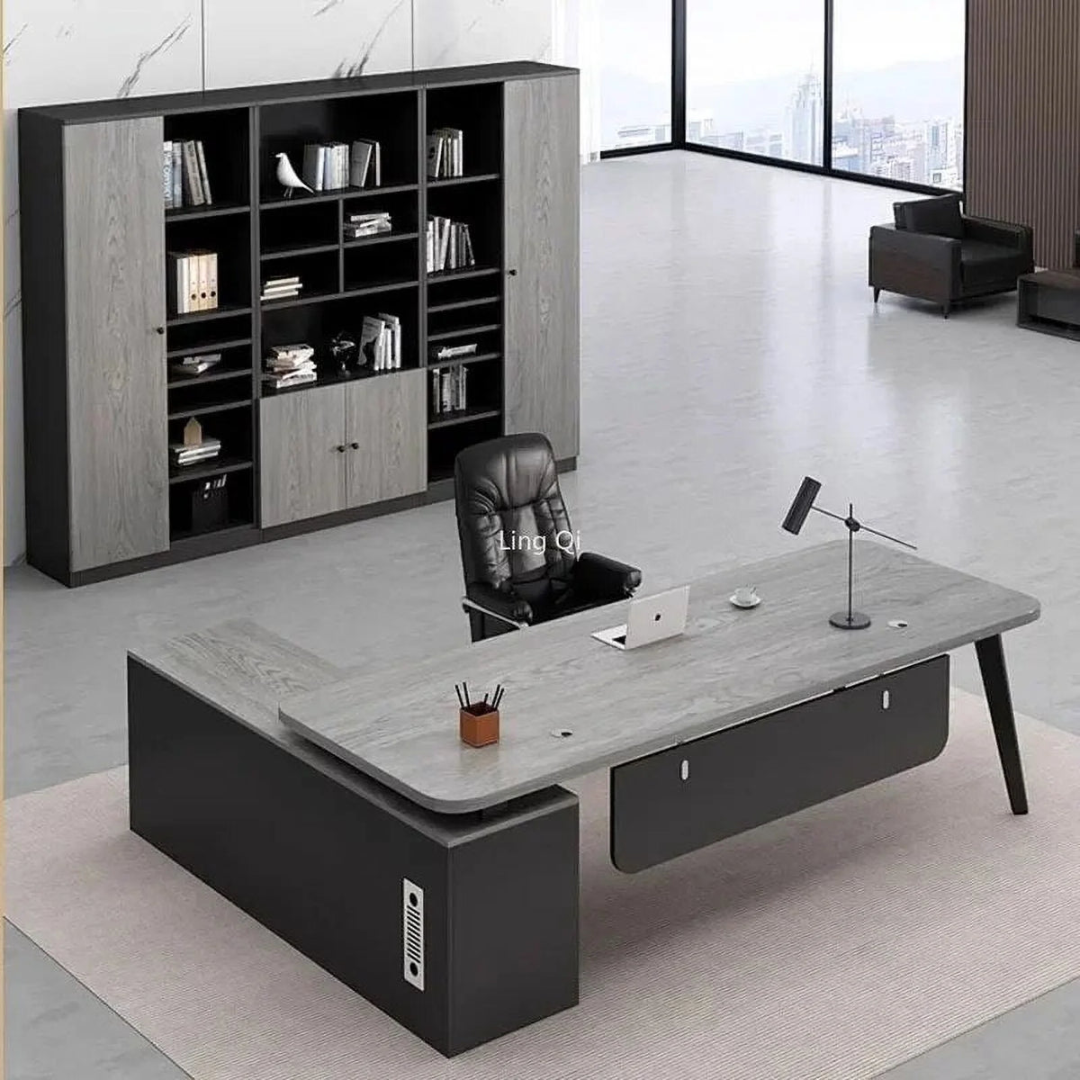 L Shaped Standing Office Desk B30231