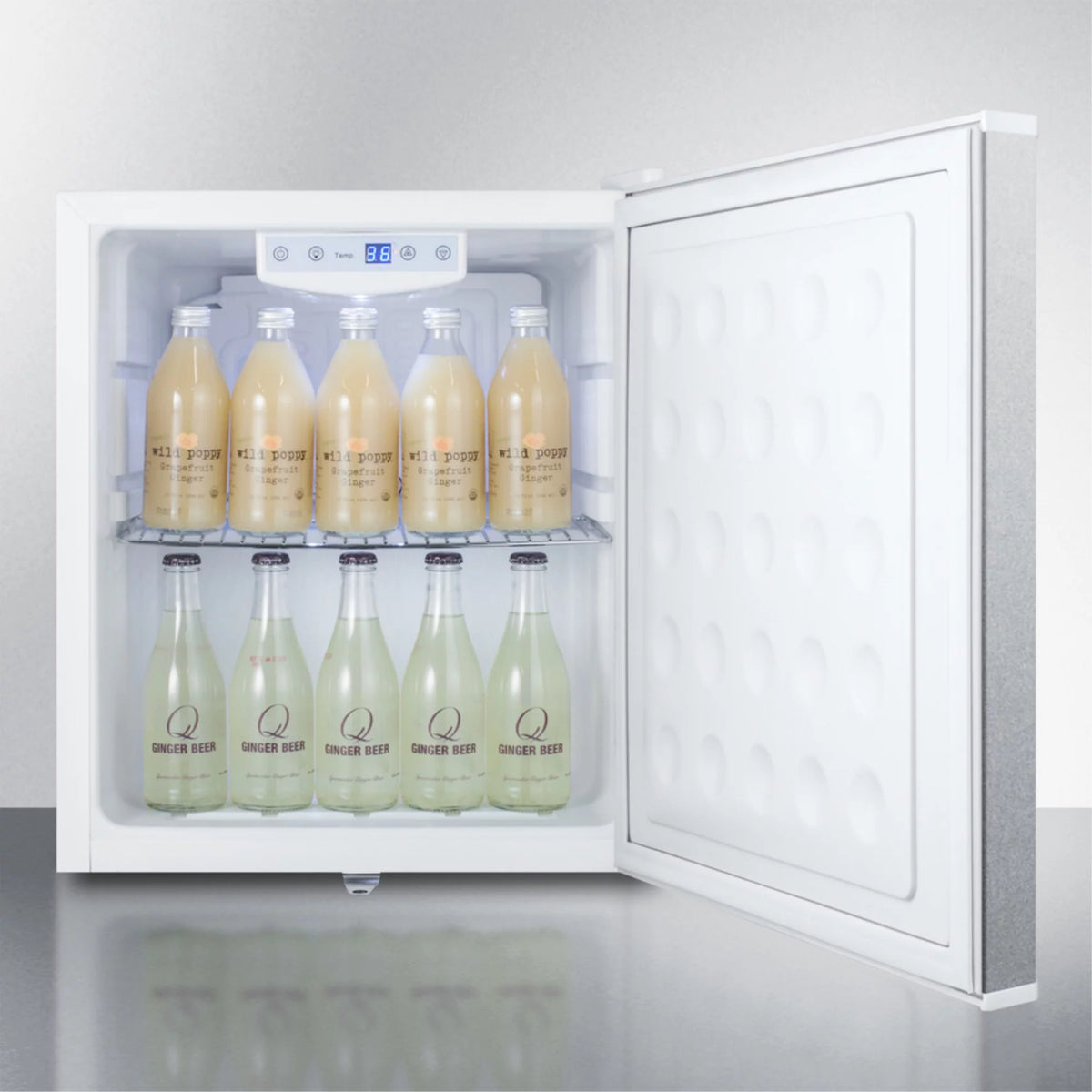 1.7 cu. ft. Compact All Refrigerator with Stainless Steel Door T307