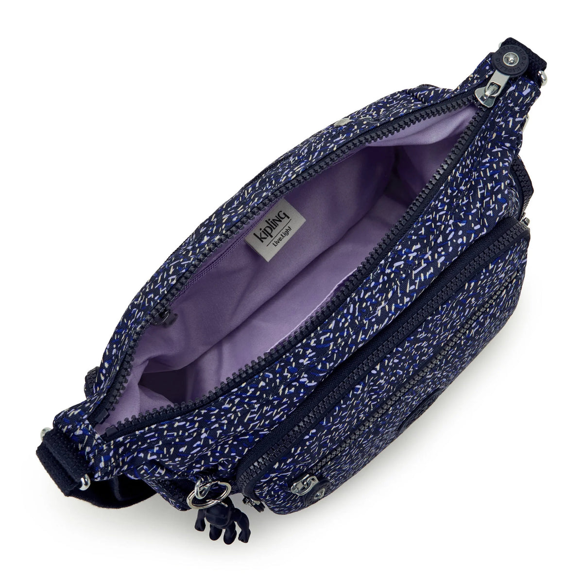 Small Printed Crossbody Bag with Adjustable Strap H64054