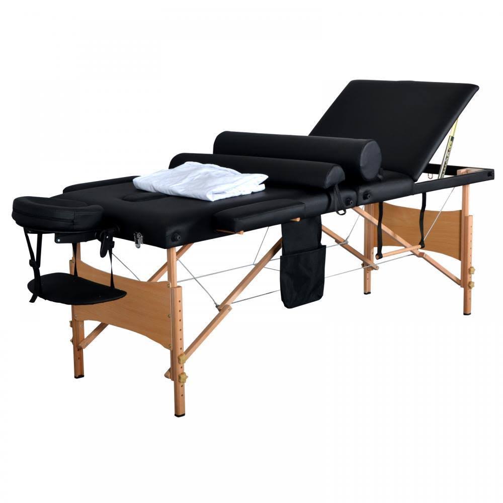 84"L 3 Fold Massage Table Portable Facial Bed R882