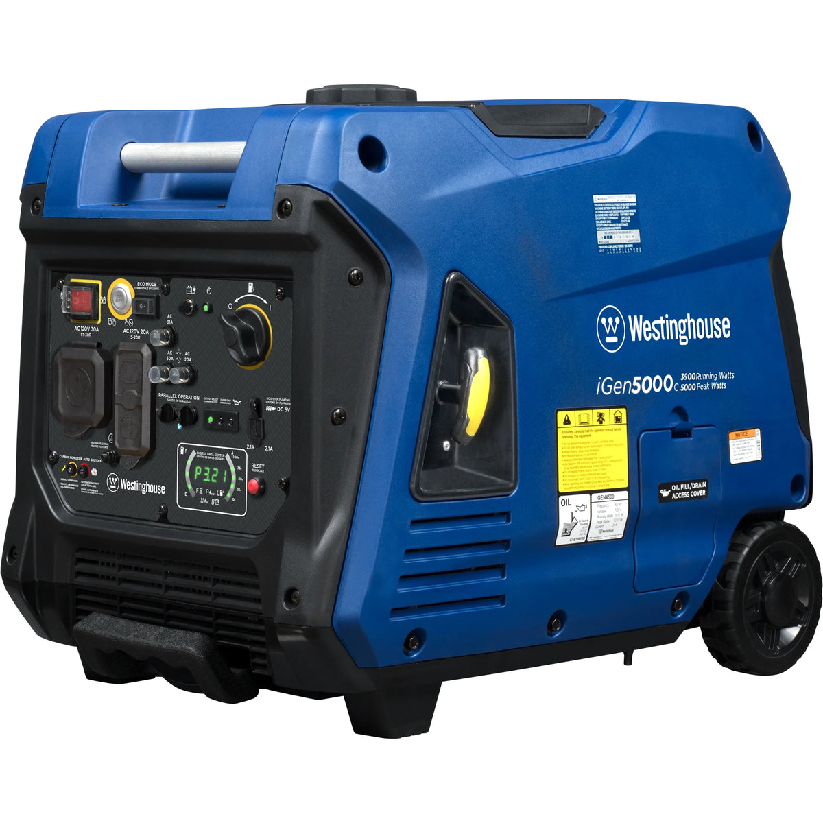 Gasoline Powered Portable Inverter Generator with CO Sensor J7851