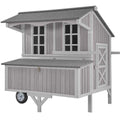 Extra-Large Chicken Coop with Wheels O83067