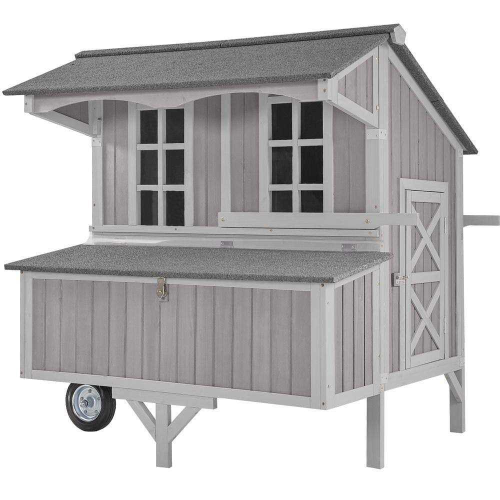Extra-Large Chicken Coop with Wheels O83067