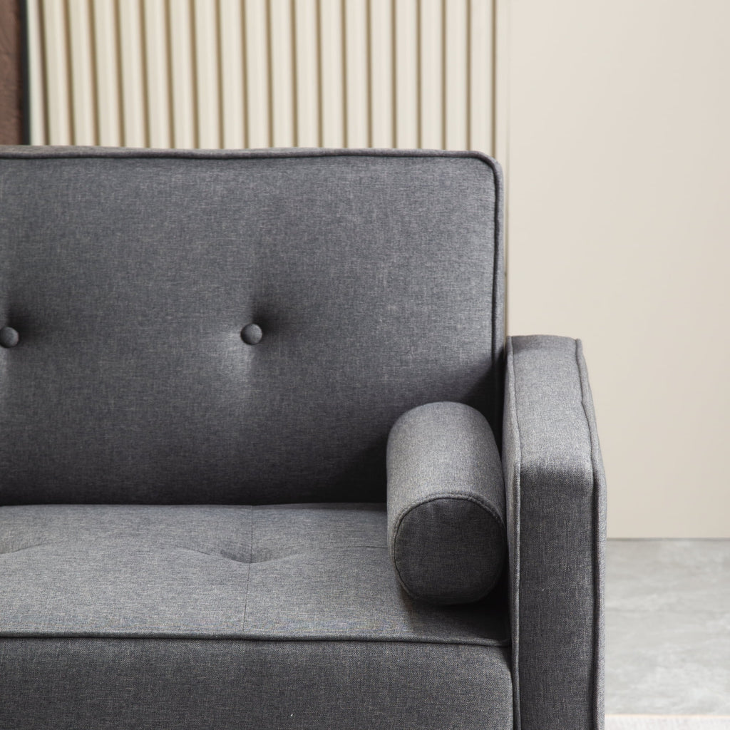 Convertible Futon Sofa Bed with Armrests X40651