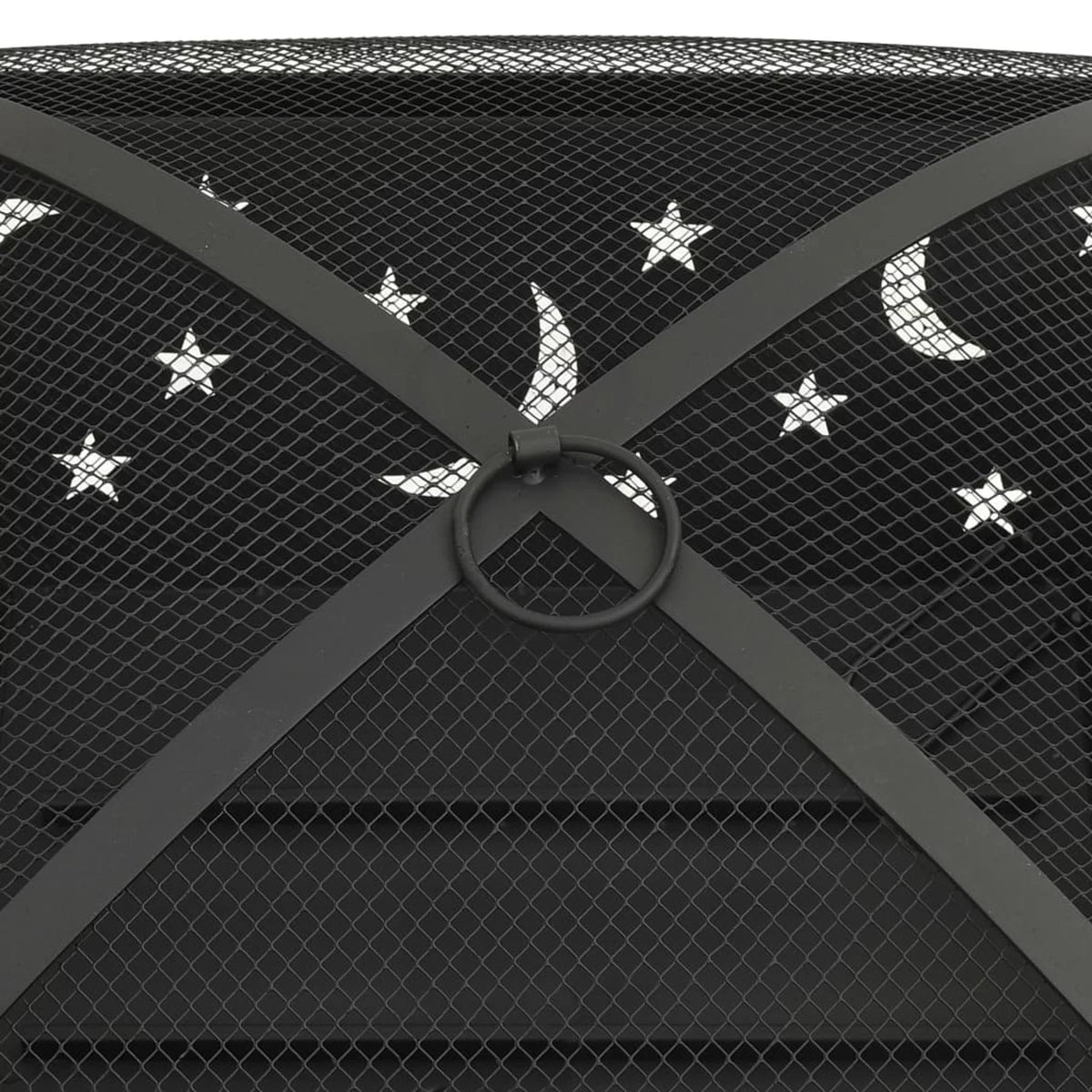 Fire Pit with Poker 24.4 XXL Steel Z5630