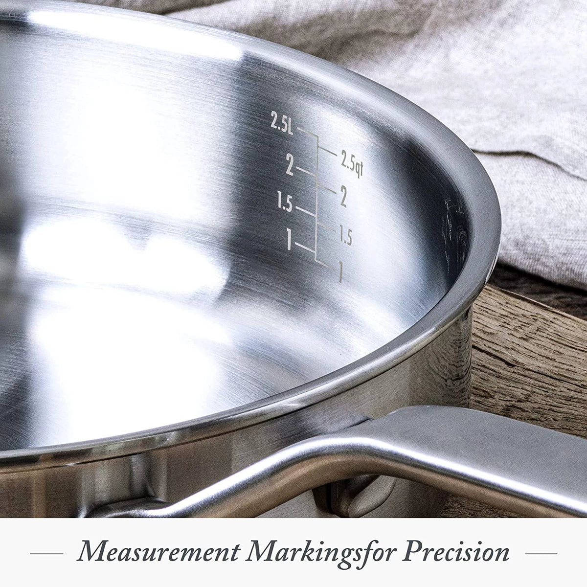 14 Piece Stainless Steel Cookware Set N6026