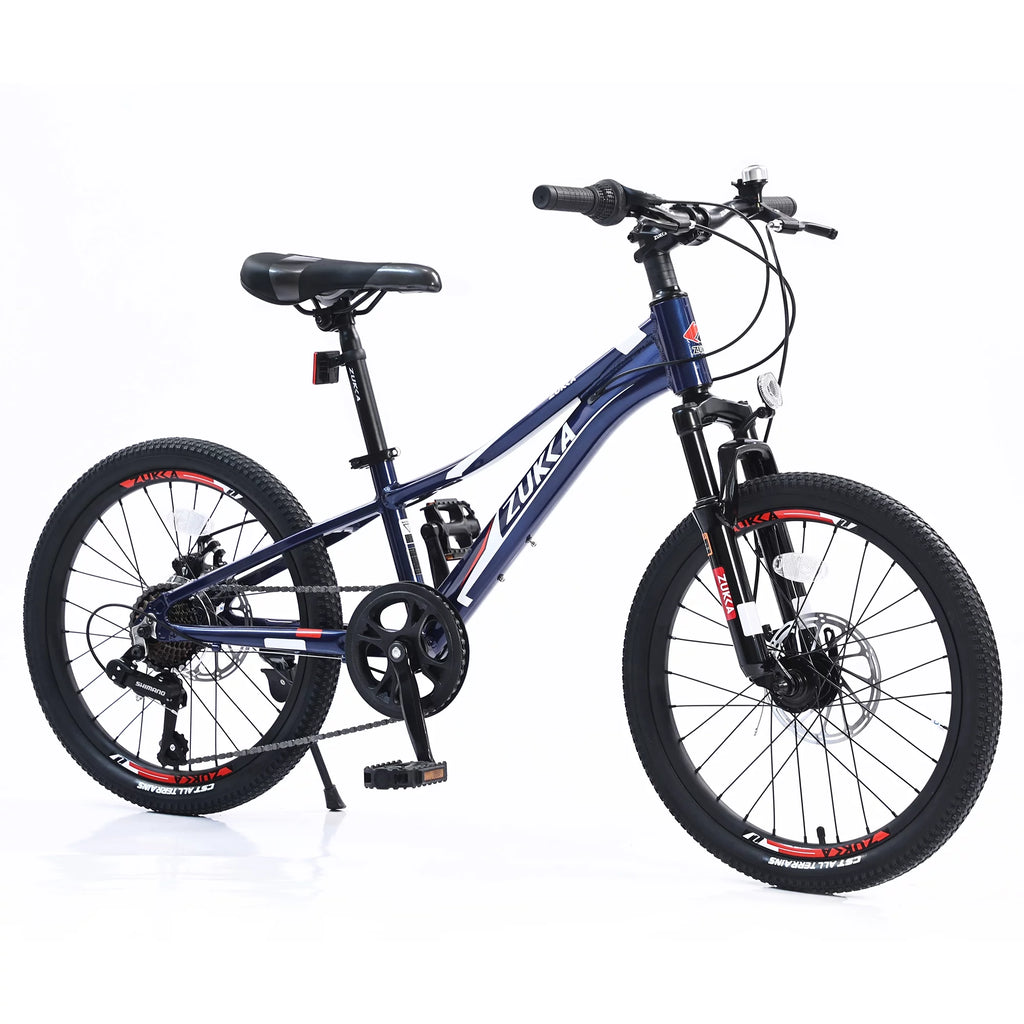 20 Mountain Bike 7 Speed Aluminum Frame Bicycle in Blue U36758