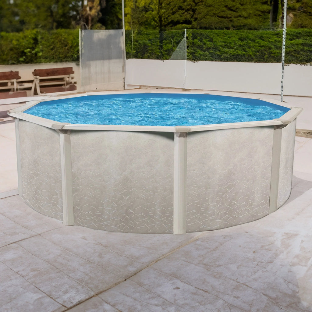 18 Foot by 52 Inch Steel Frame Above Ground Pool Q4256