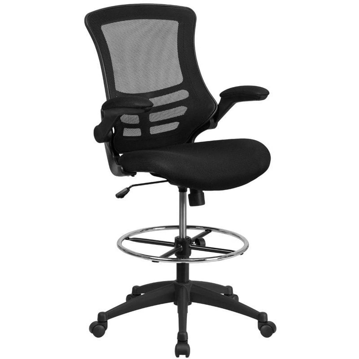 Black Mesh Drafting Chair J4693