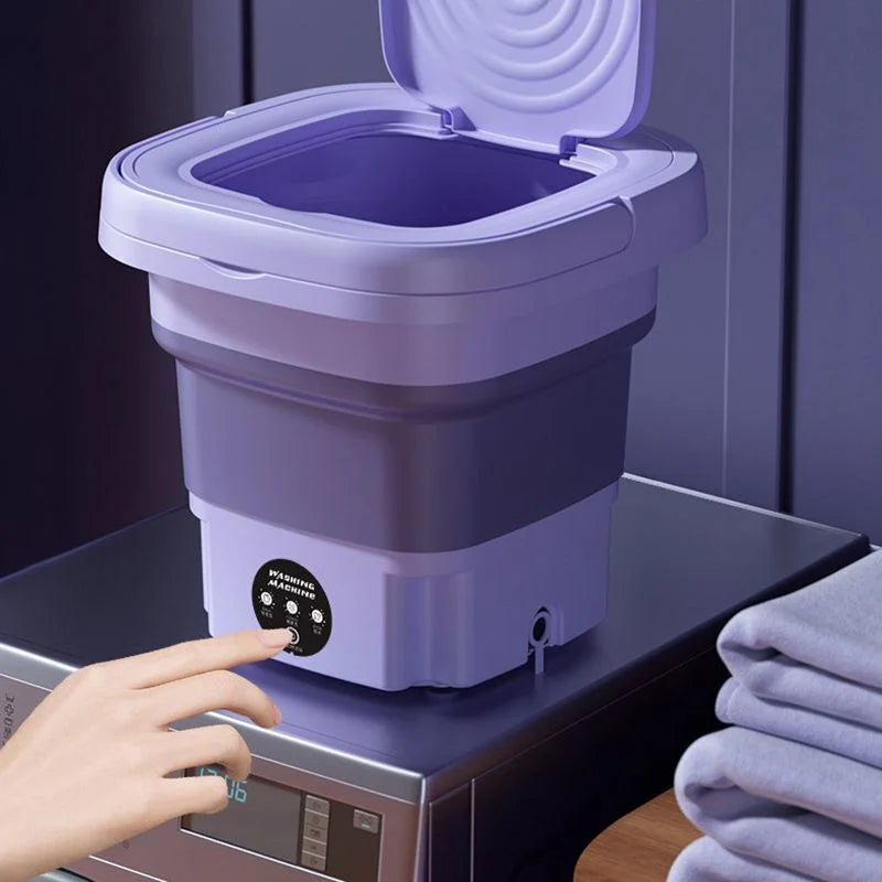 8L Folding Portable Mini Washing Machine O9958