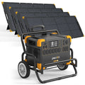 Portable Power Station 1920Wh 2000W with Solar Panels D96573