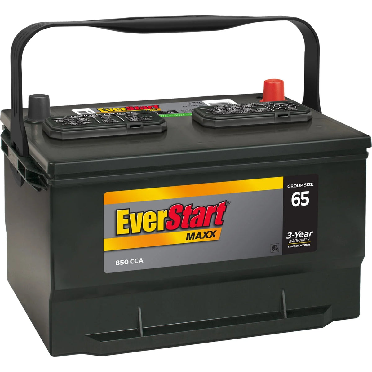 Lead Acid Automotive Battery Group Size 65 12 Volt 850 CCA D75890