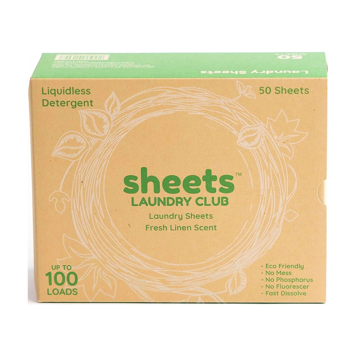 50 Laundry Detergent Sheets 40 Fabric Softener Dryer Sheets R1417