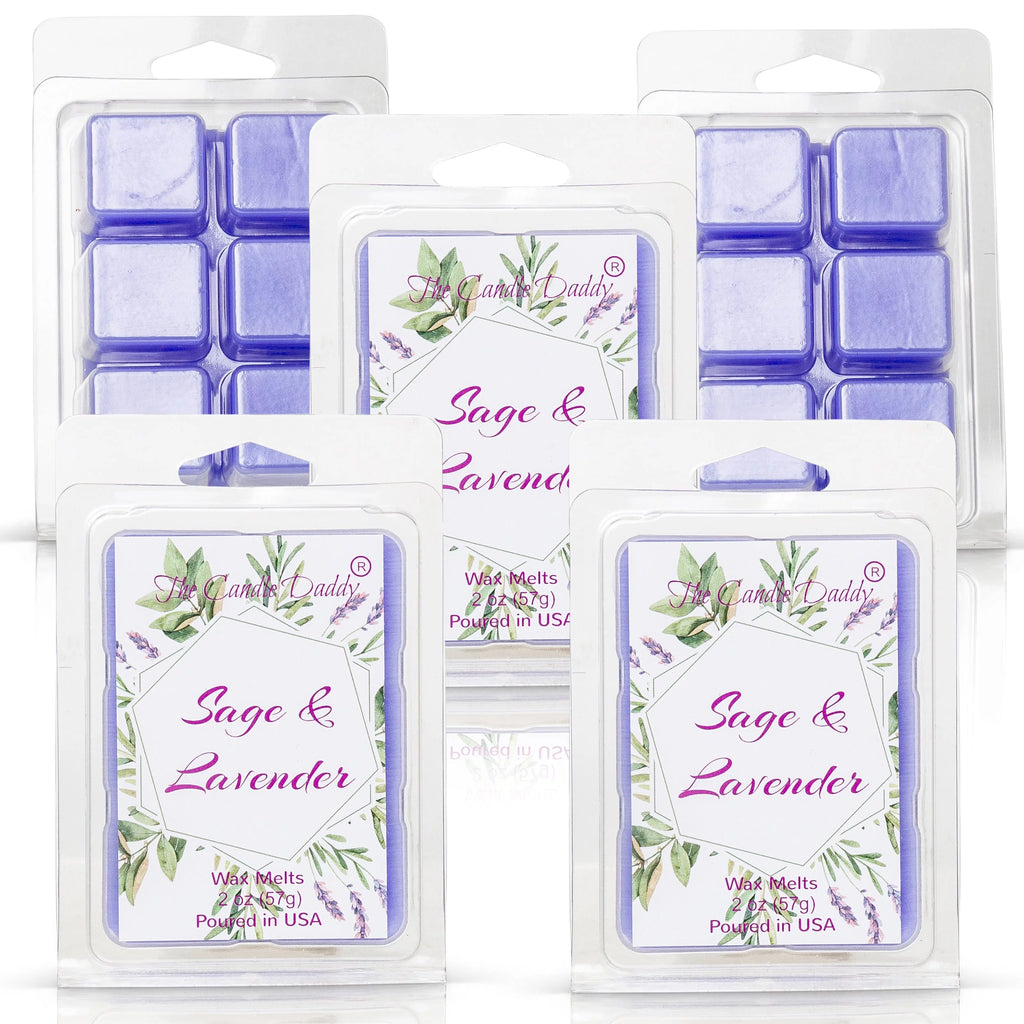 Sage and Lavender Scented Wax Melts 5 Pack 10 Ounces G6735