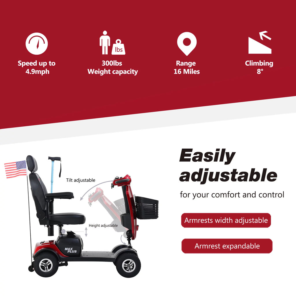 4 Wheels Compact Electric Scooter F126